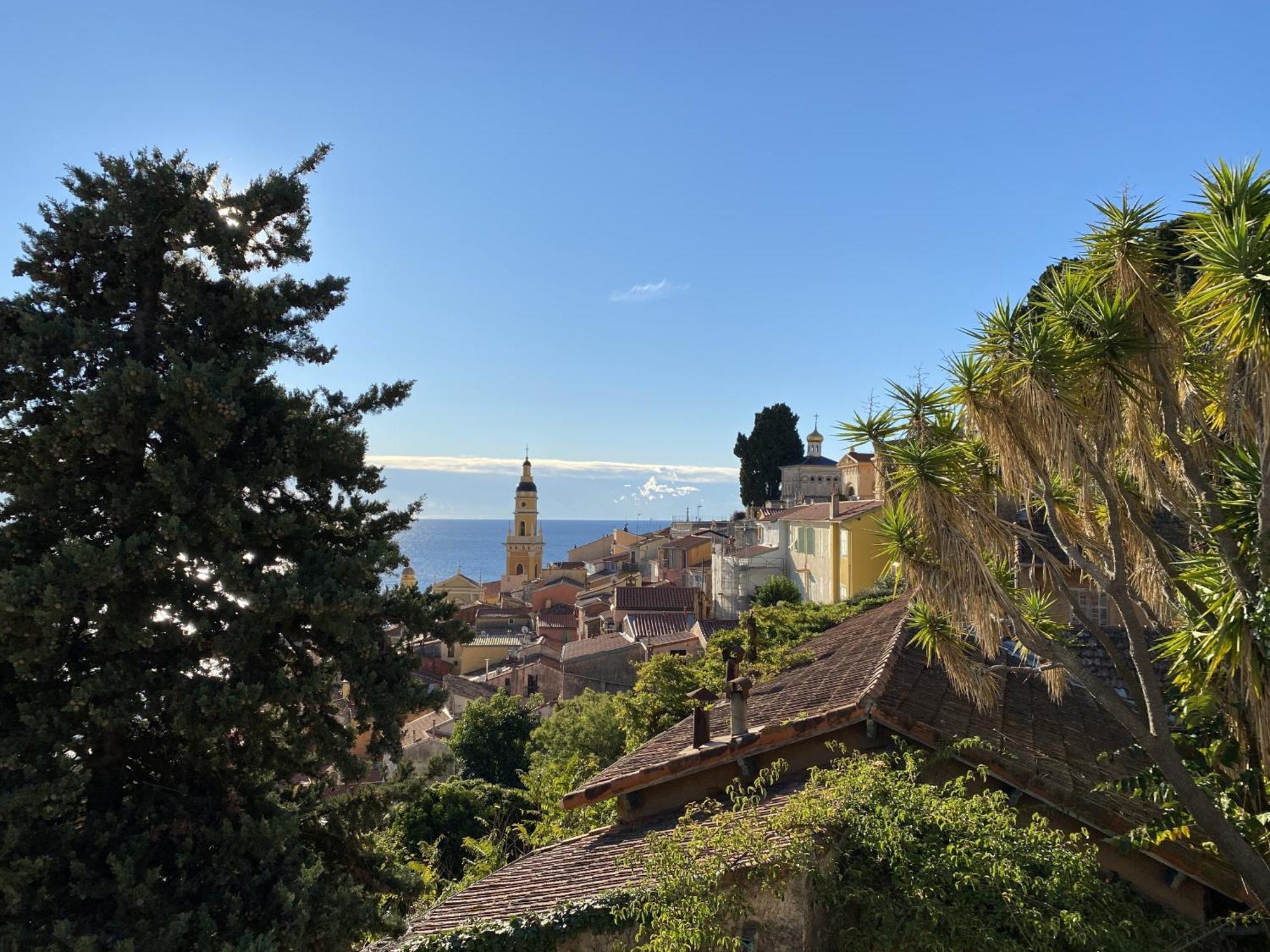 Le Vigia-Vue Mer-Terrasse-Climatisation-Parking Menton Room photo